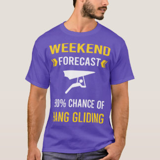 T-shirt Planeur de projection de fin de semaine