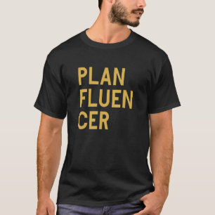 T-shirt Planfluencer Bullet Journaliste Influenceur Social