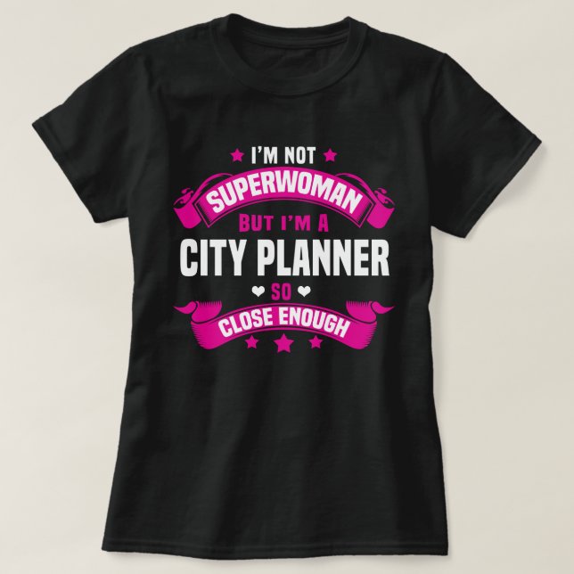 T-shirt Planificateur de ville (Design devant)
