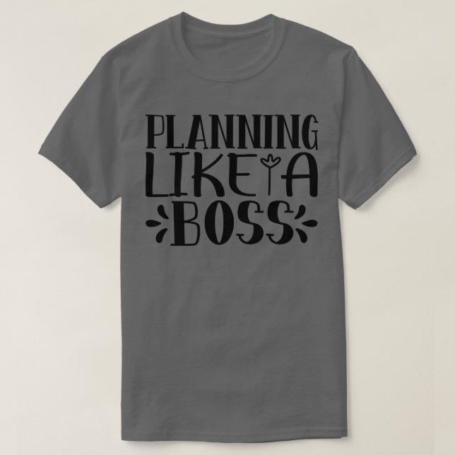 T-shirt planification comme un patron (Design devant)