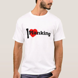 T-shirt Planking I (de coeur)