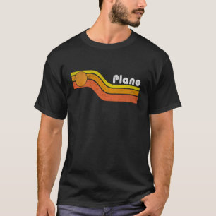 T-shirt Plano - Vintage Hommes Femmes 70s 80s Graphique Co