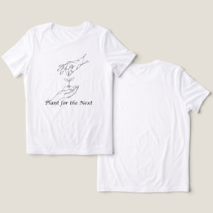 T-shirt Plant for the Next- Minimalist Art Tri-Blend Shirt