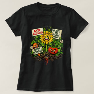 T-shirt Plant Rights Protest – Angry Veggie Revolution