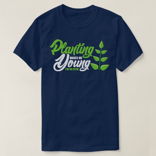 T-shirt Plantaholic Plng Me Rend Jeune (Design devant)