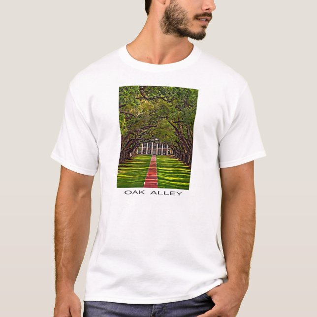 T-shirt Plantation d'allée de chêne (Devant)