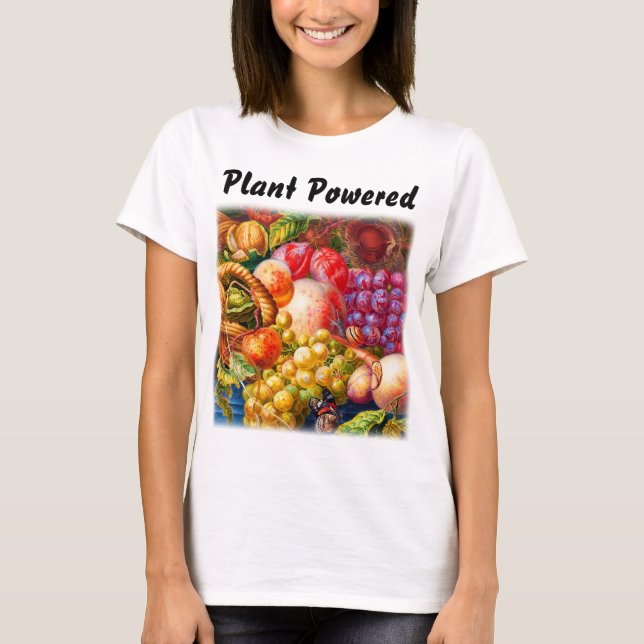 T-shirt Plante à l'oeil des escargots Fruits à vie morte P (Devant)
