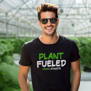 T-shirt Plante alimenté (Vegan Athlete) Green Fitness Unis