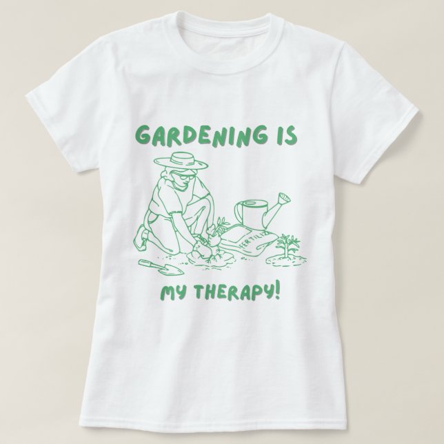 T-shirt Plante amusante pour femme Jardin (Design devant)