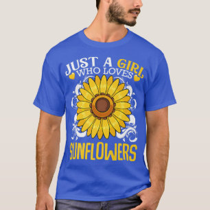T-shirt Plante botanique de fleurs de tournesol inspirée