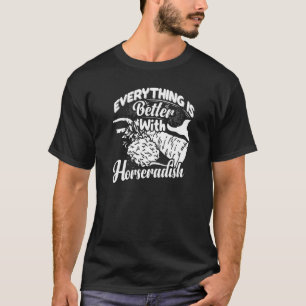 T-shirt Plante de crème de sauce au raifort Recette Root F