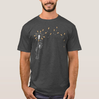 T-shirt Plante de fleurs animales - Dandelion Guinée Pig