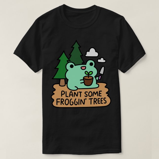 T-shirt Plante de quelques arbres (Design devant)