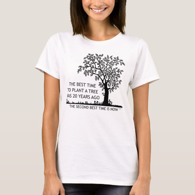 T-shirt Plante d'un arbre (Devant)