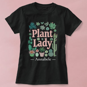 T-shirt Plante personnalisée Lady