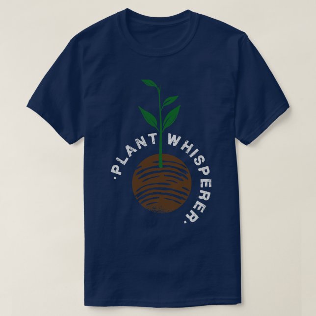 T-shirt Plante plante Whisperer (Design devant)