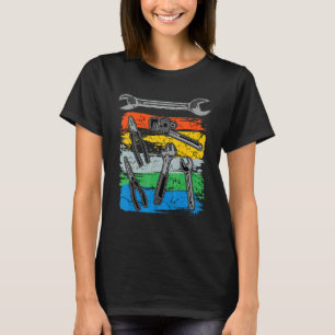 T-shirt Plante, plombier, plomberie, plomberie, poêle à ga