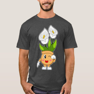 T-shirt Plante pot Calla Lily Flower