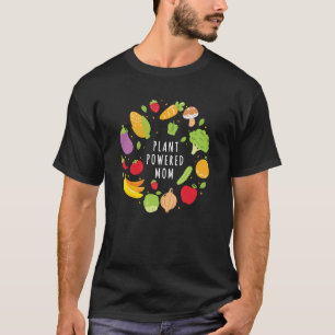T-shirt Plante Powered Maman Végétarienne Végétarienne Mèr