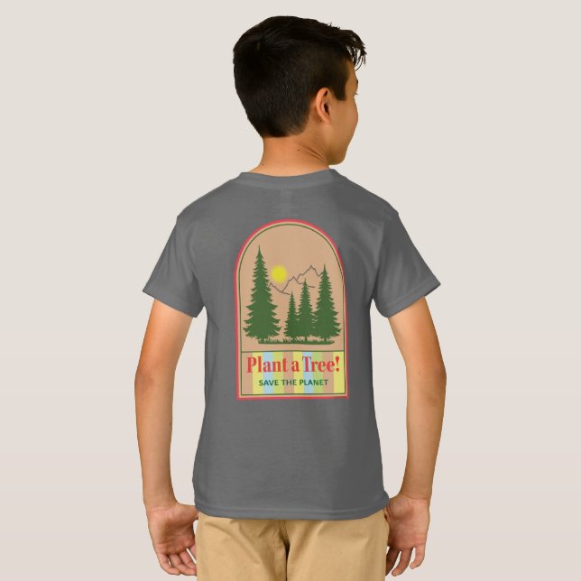 T-shirt Plante un arbre, Save Planet, Débardeur Cool (Dos entier)