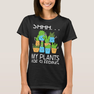 T-shirt Planter Mes Plantes Dormir Jardiner