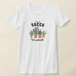 T-shirt Plantes amusantes succulente cactées en pot cactus