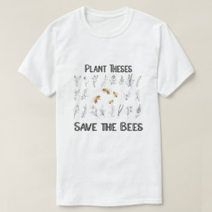 T-shirt Plantes qui sauvent les abeilles - Abekeeper Natur