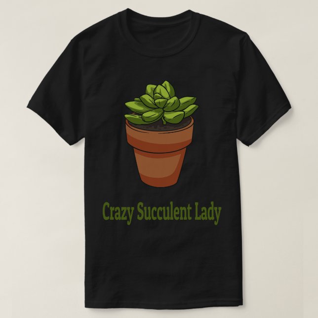 T-shirt Plantes succulents (Design devant)