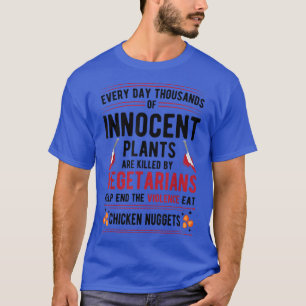 T-shirt Plantes Tués Par Des Végétariens Mettre Fin À La V