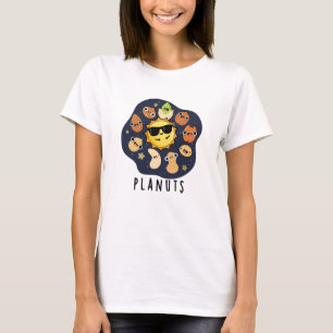 T-shirt Planuts Funny Astronomie Nuts Pun