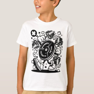 T-shirt Plaque à barres