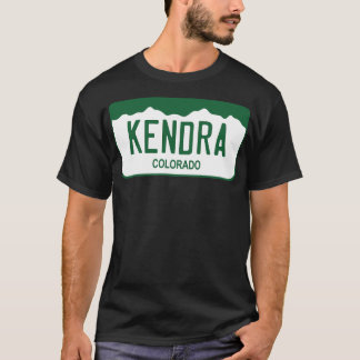T-shirt Plaque de licence du Colorado -
