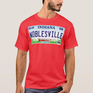 T-shirt Plaque de licence Noblesville Indiana