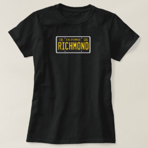 T-shirt Plaque de licence Richmond
