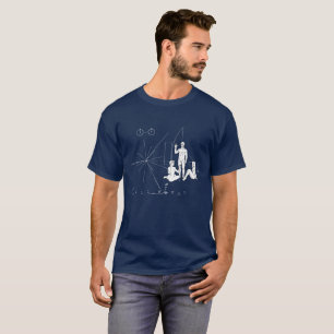 T-shirt Plaque de pionnier drôle de parodie pour les vila