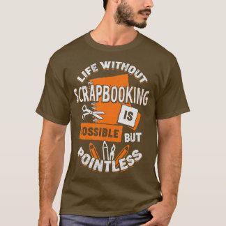 T-shirt Plaque de scrapbooking