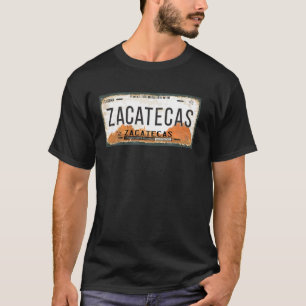 T-shirt Plaque d'immatriculation de l'État de Zacatecas Me