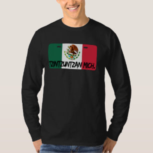 T-shirt Plaque d'immatriculation de Tzintzuntzan Michoacán