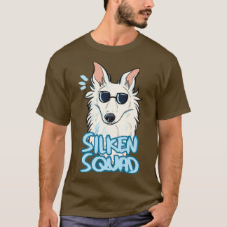 T-shirt PLAQUE EN SILKEN blanc