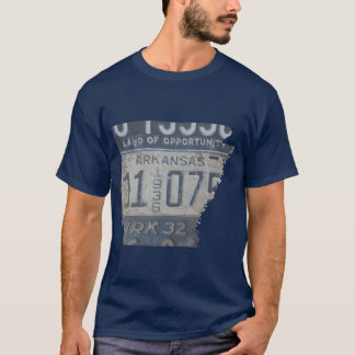 T-shirt Plaques d'immatriculation anciennes de l'Arkansas