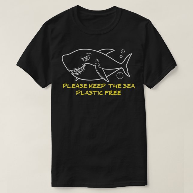 T-shirt PLASTIQUE SHARKamp (Design devant)