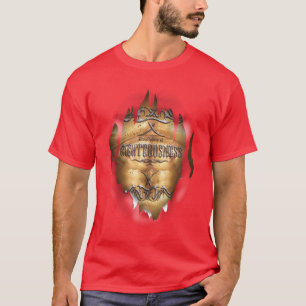 T-shirt Plastron de la droiture