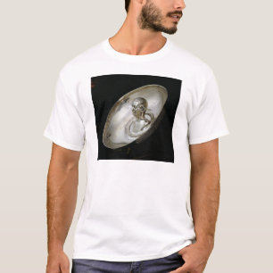 T-shirt Plat avec le buste d'un homme à l'intérieur