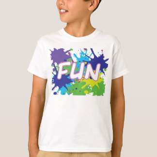 T-shirt Plat de peinture amusant