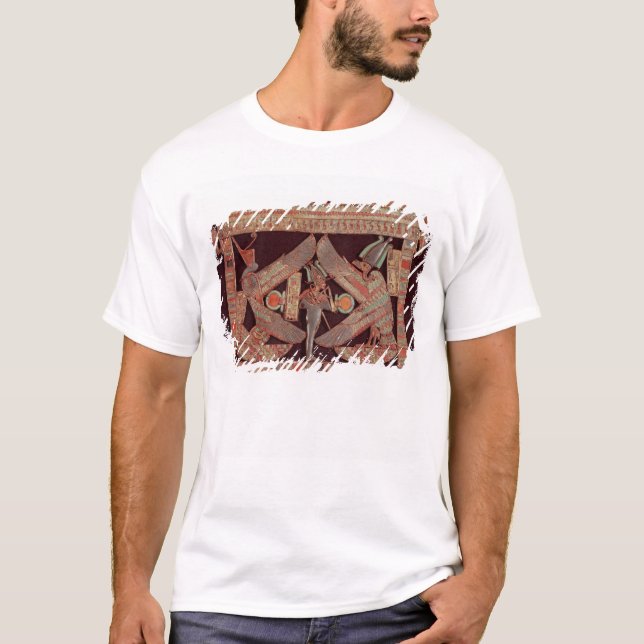 T-shirt Plat de sein dépeignant Osiris, un dieu de (Devant)
