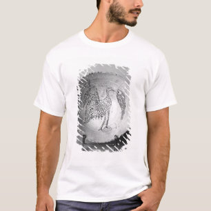 T-shirt Plat décoré des oiseaux