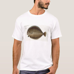 T-shirt Plat XLIX de turbot (Pleuronectes Maximus) de 'Ich