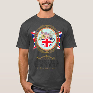 T-shirt Platinum Jubilee 2022 Union Jack For Kids & Jubile
