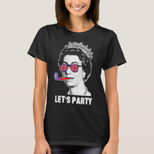 T-shirt Platinum Jubilee Queen & Union Jack Faisons la fêt