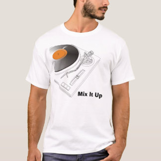 T-shirt platten, mélangez-le